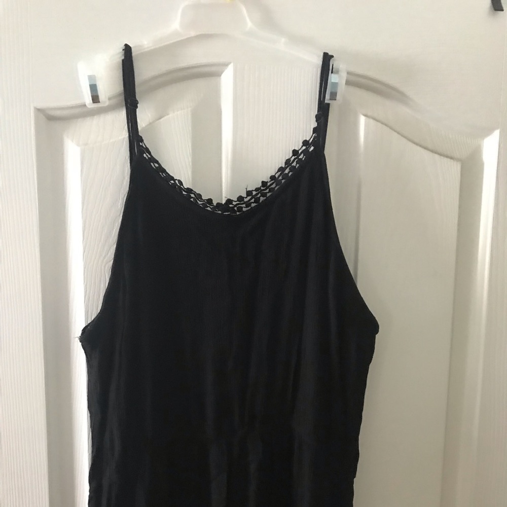 Black maxi dress
